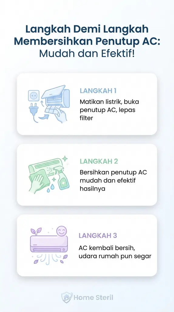 Langkah Demi Langkah Membersihkan Penutup AC: Mudah dan Efektif!