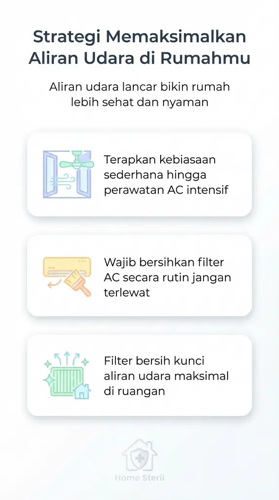Strategi Memaksimalkan Aliran Udara di Rumahmu