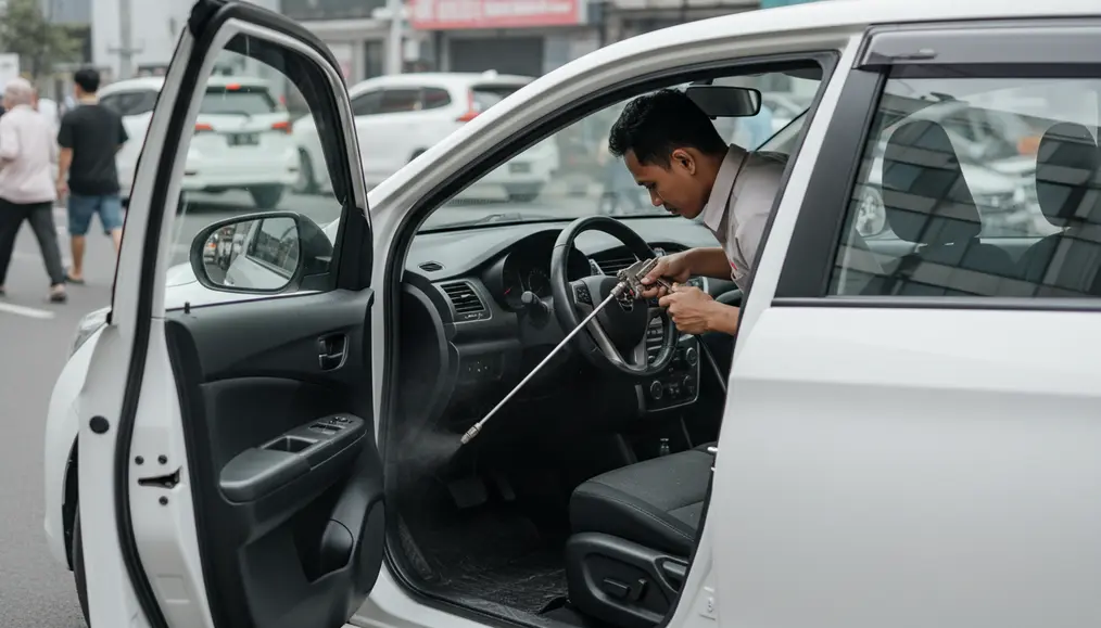 Kapan Harus Memanggil Jasa Profesional untuk Solusi Mobil Bau Apek Kecoa?