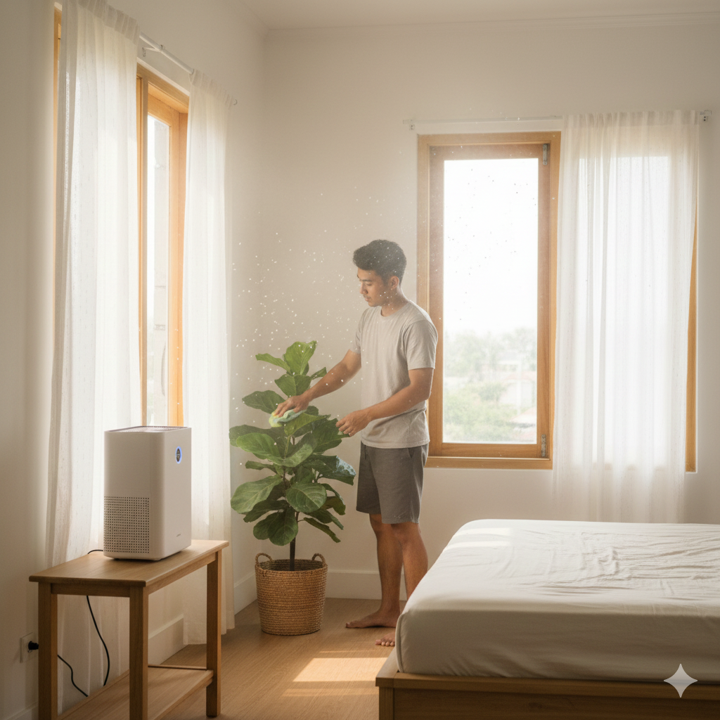 Menjaga Kualitas Udara di Kamar