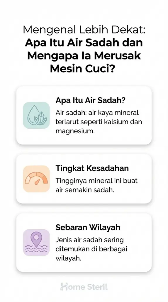 Mengenal Lebih Dekat: Apa Itu Air Sadah dan Mengapa Ia Merusak Mesin Cuci?