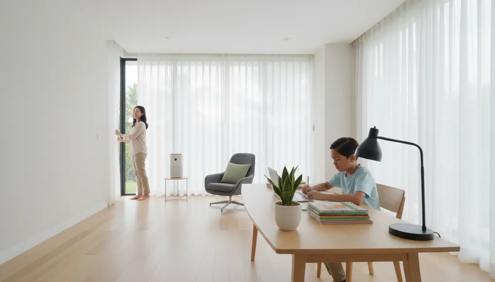 Tingkatkan Fokus Belajar Anak dengan Udara Kamar yang Segar