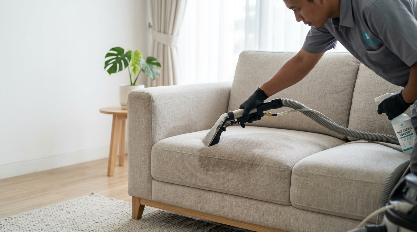 Kelebihan dan Batasan Dry Cleaning untuk Sofa