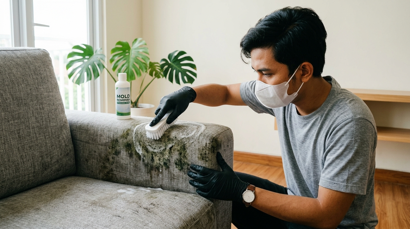 Langkah-Langkah Cara Mengatasi Sofa Berjamur