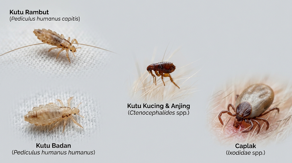 Jenis-Jenis Kutu yang Umum