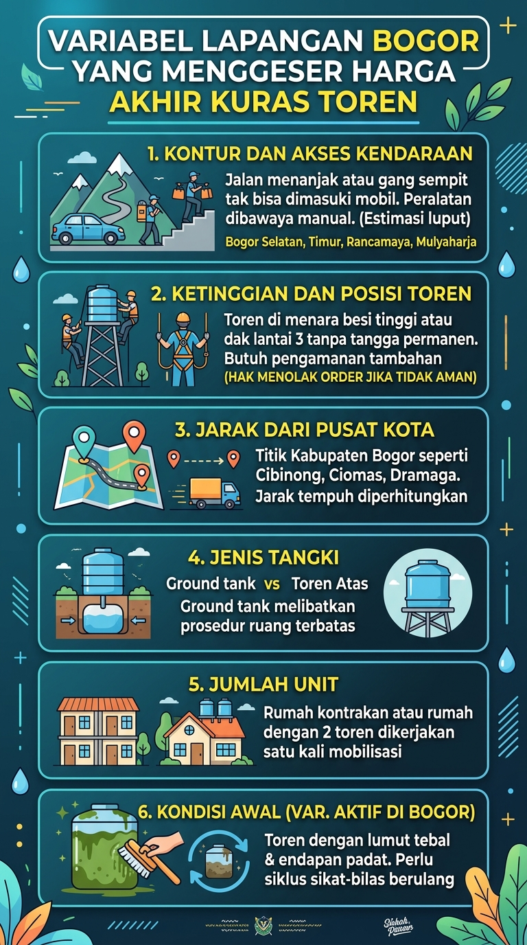 Infografik : Variabel Lapangan Bogor yang Menggeser Harga Akhir Kuras Toren