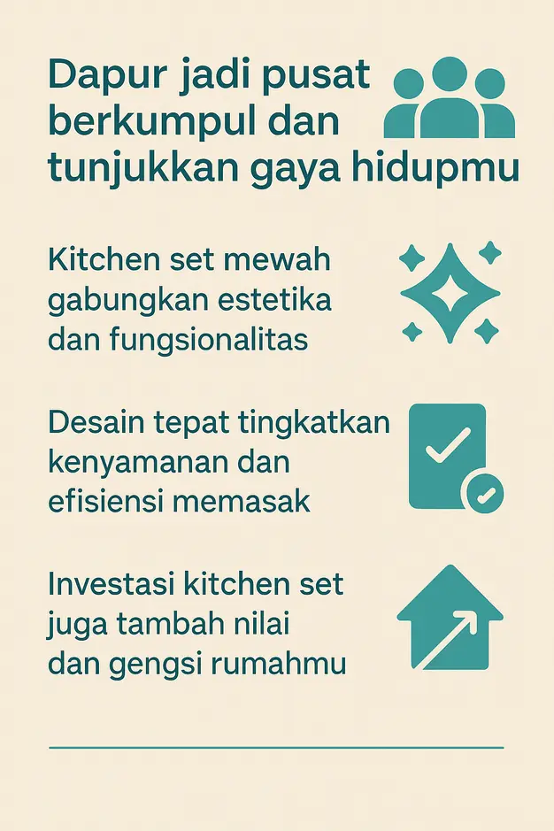 Mewujudkan Impian: Mengapa Desain Kitchen Set Mewah Penting untuk Rumahmu?