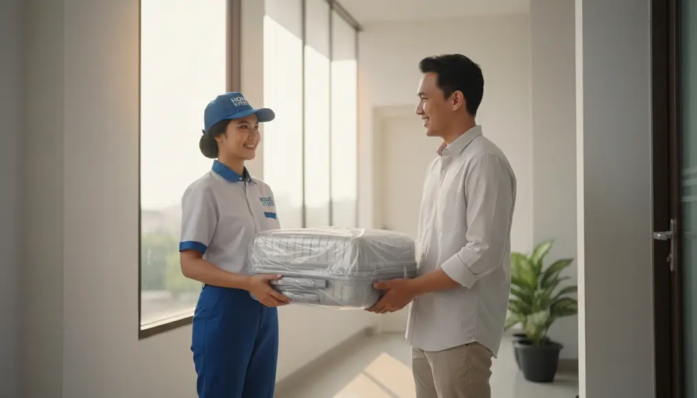 Pengantaran Kembali: Koper Bersih Langsung ke Genggamanmu