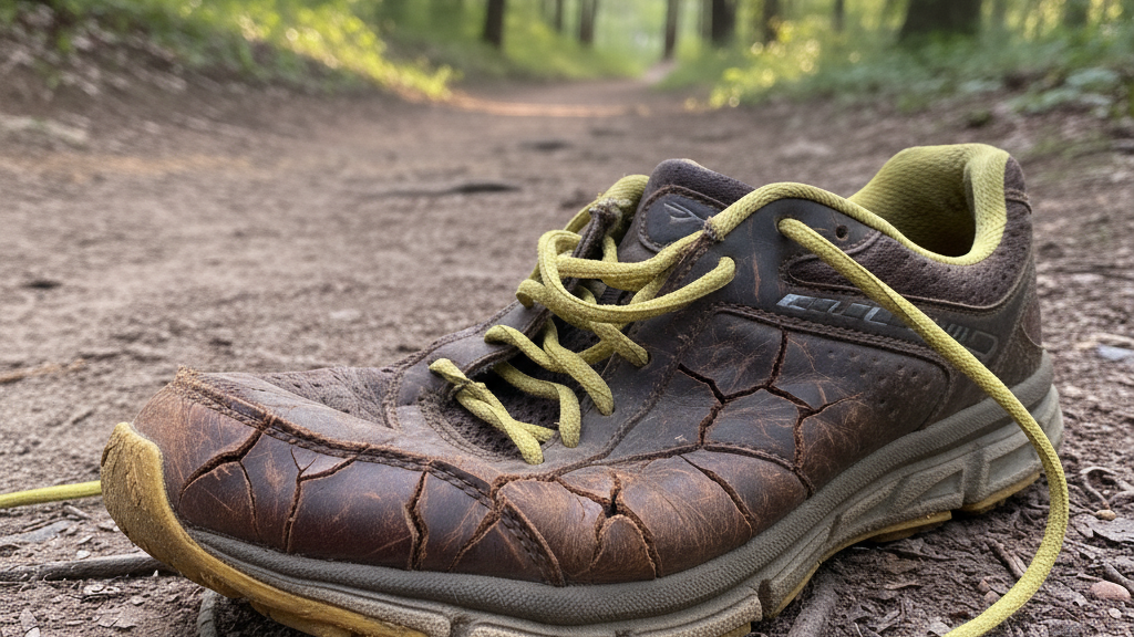 Kerusakan Upper di Bahan Kulit Sintetis atau Kulit Asli