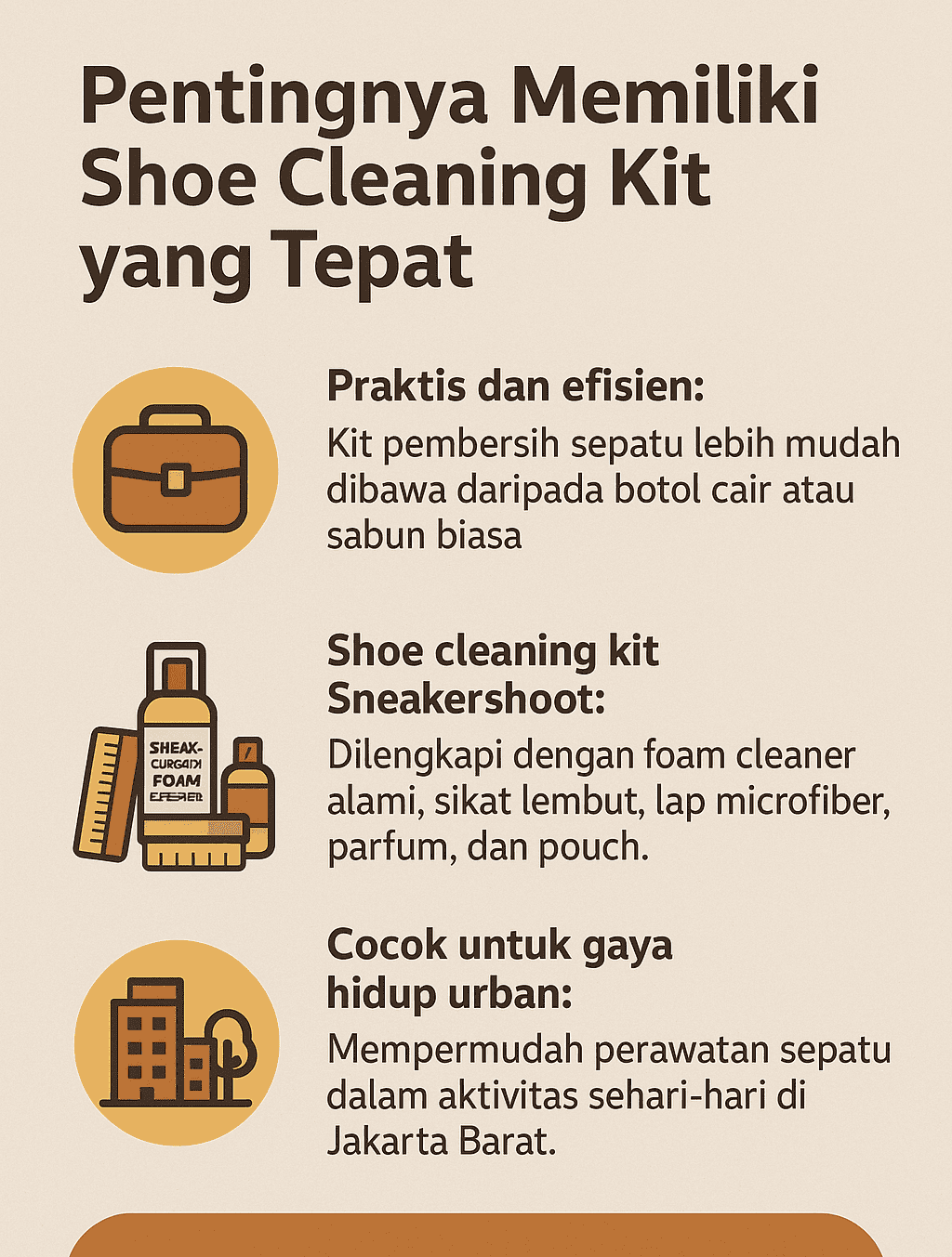 Infografik: Pentingnya Memiliki Shoe Cleaning Kit yang Tepat
