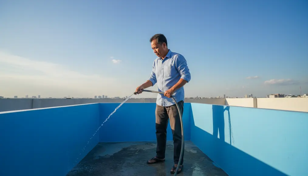 Langkah-Langkah Mudah Cuci Tandon Air Sendiri untuk Keluarga Sehat