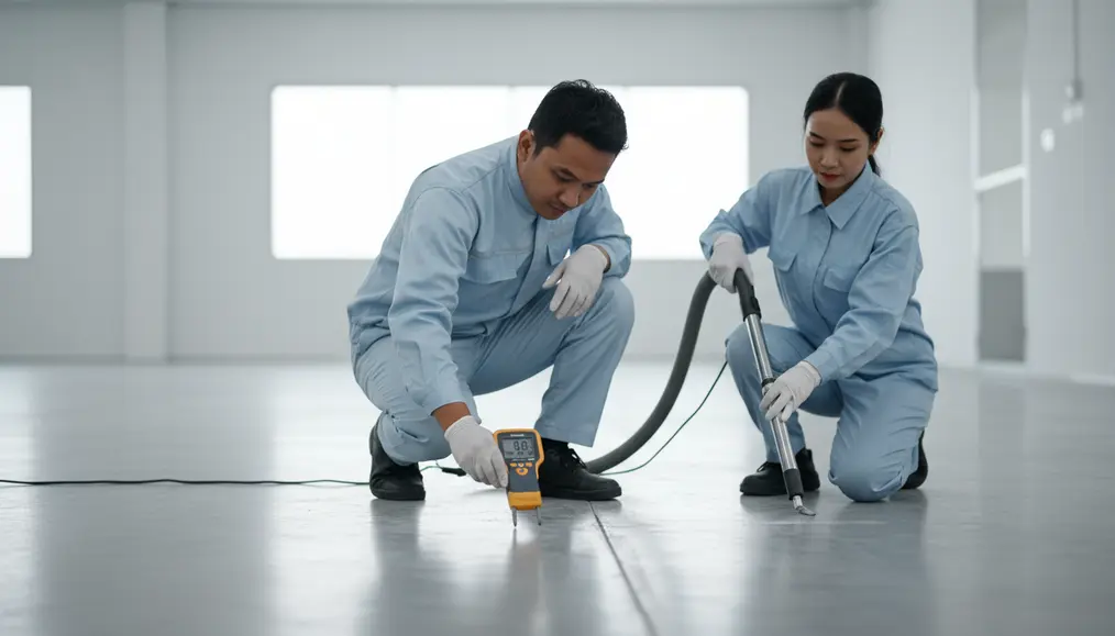 Cek Kelembaban Lantai dan Membersihkan Lantai: Fondasi Utama Pemasangan Vinyl