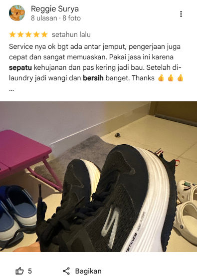 Review Pelanggan Menggunakan Jasa Cuci Sepatu SNEAKERSHOOT! 