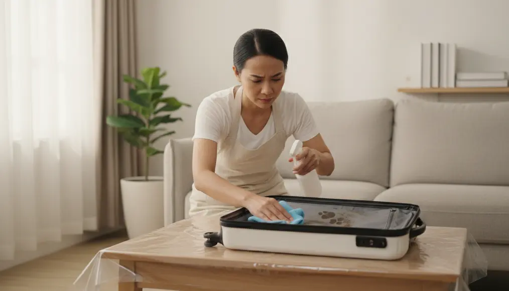 Cara Membersihkan Noda Hewan pada Koper: Solusi Efektif