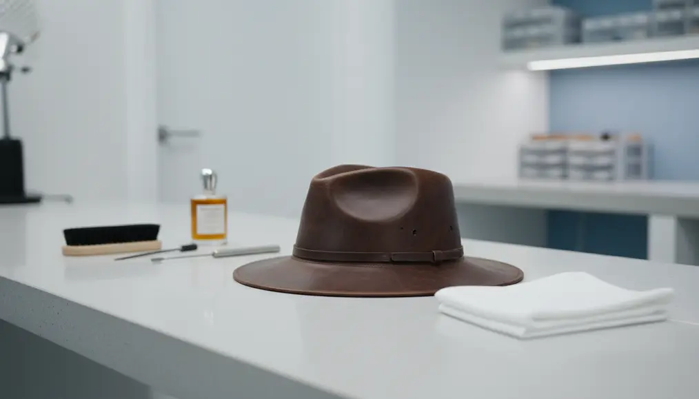Perawatan Topi Kulit (Leather Cap): Cleaning & Conditioning