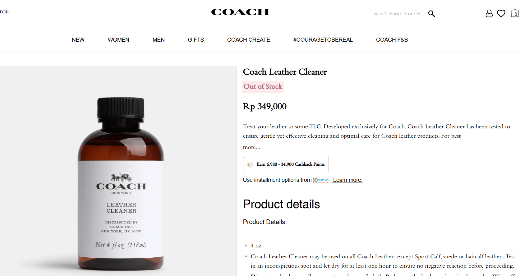 Coach Leather Cleaner