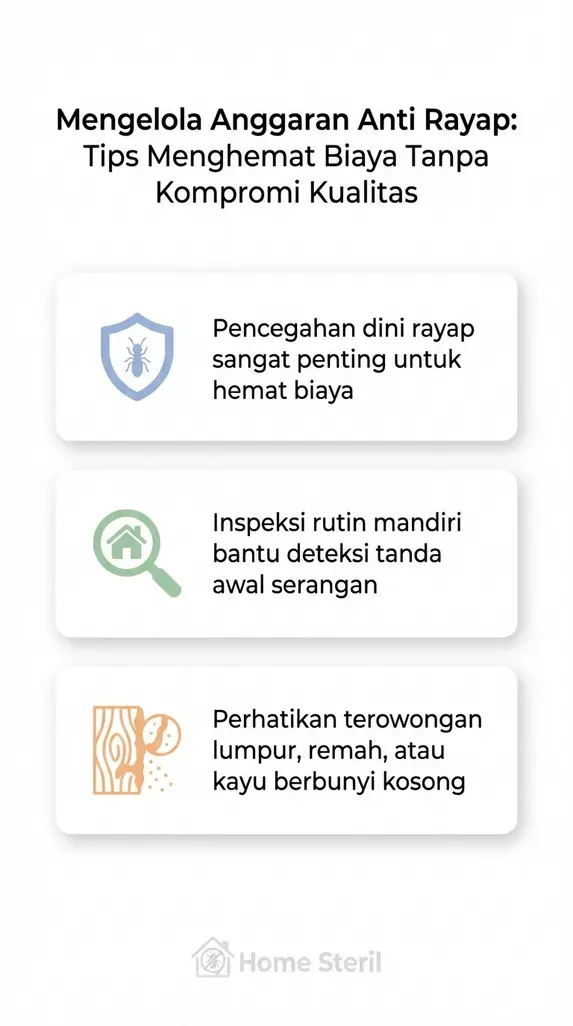 Mengelola Anggaran Anti Rayap: Tips Menghemat Biaya Tanpa Kompromi Kualitas