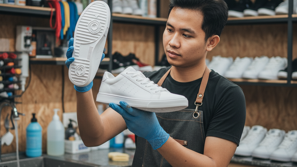 Kenali Material Sepatumu: Kunci Awal Mencuci Sepatu Putih