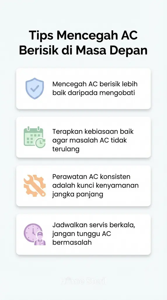Tips Mencegah AC Berisik di Masa Depan