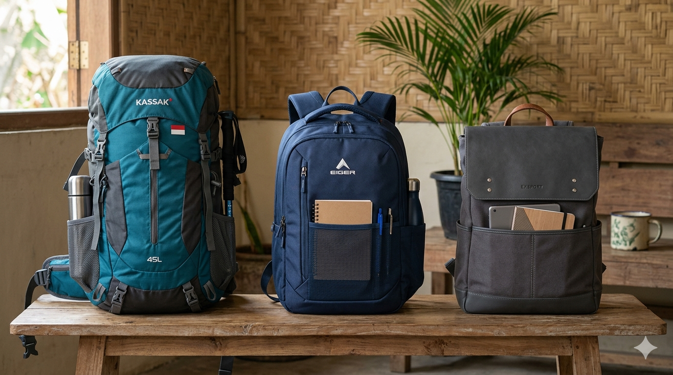 Panduan sesuai jenis backpack
