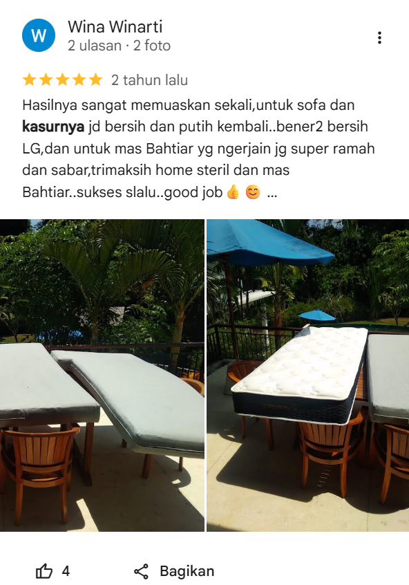 Testimoni Pelanggan Home Steril