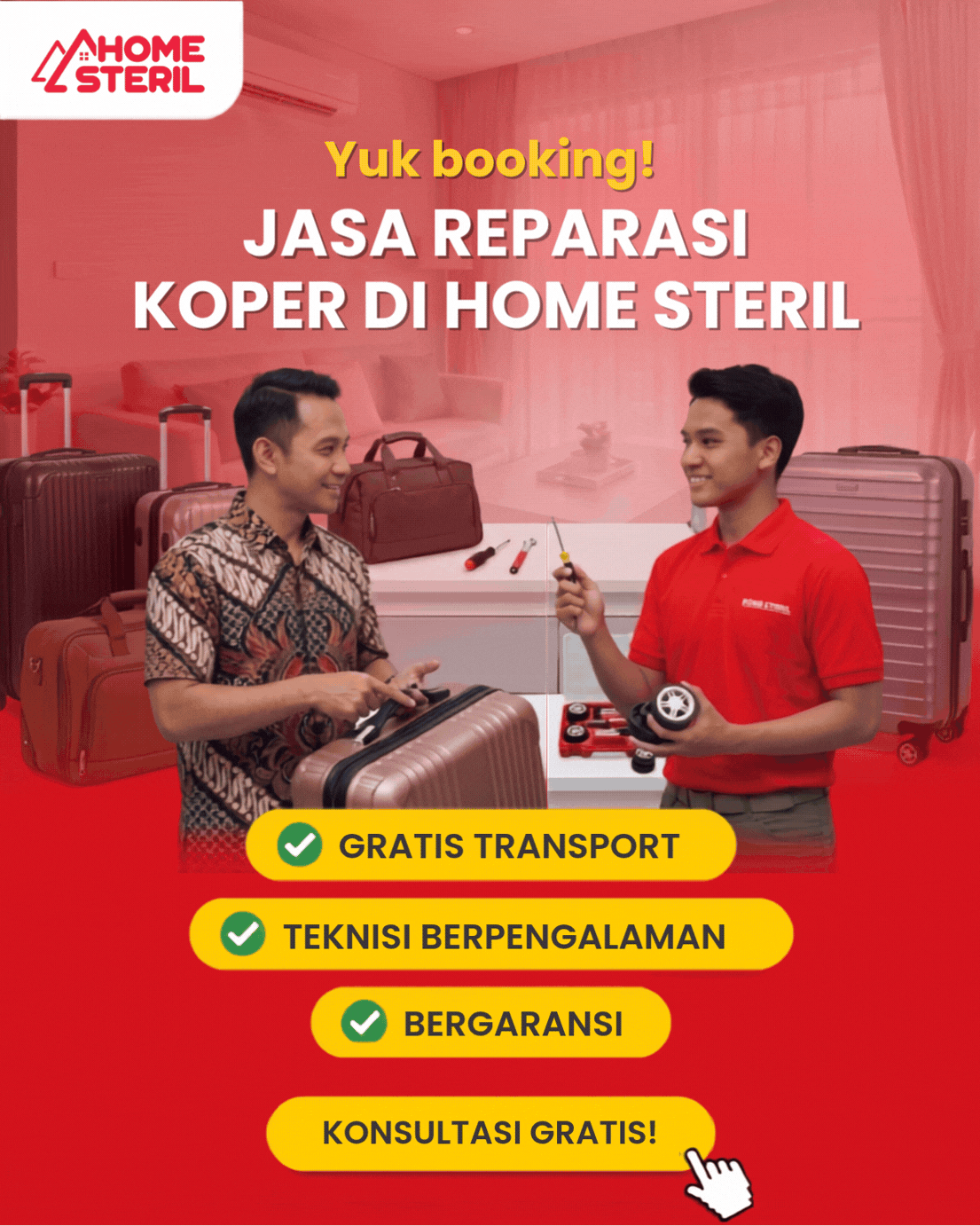 Jasa Reparasi Koper di Homesteril.com