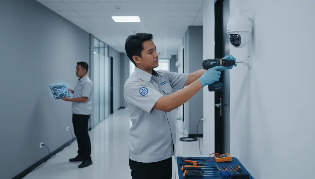 Solusi Instalasi CCTV Kantor Terintegrasi dari Home Steril