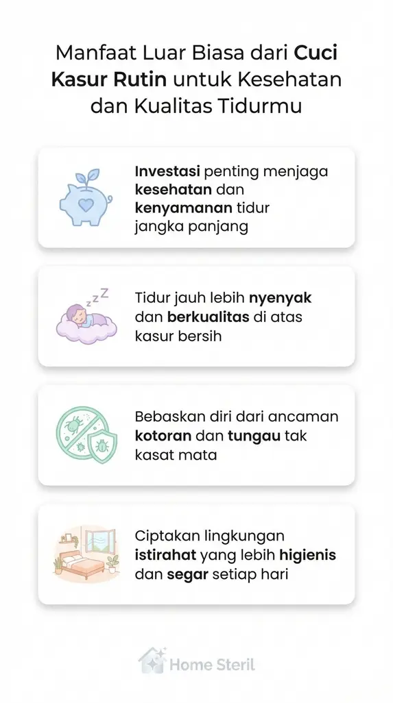 Manfaat Luar Biasa dari Cuci Kasur Rutin untuk Kesehatan dan Kualitas Tidurmu