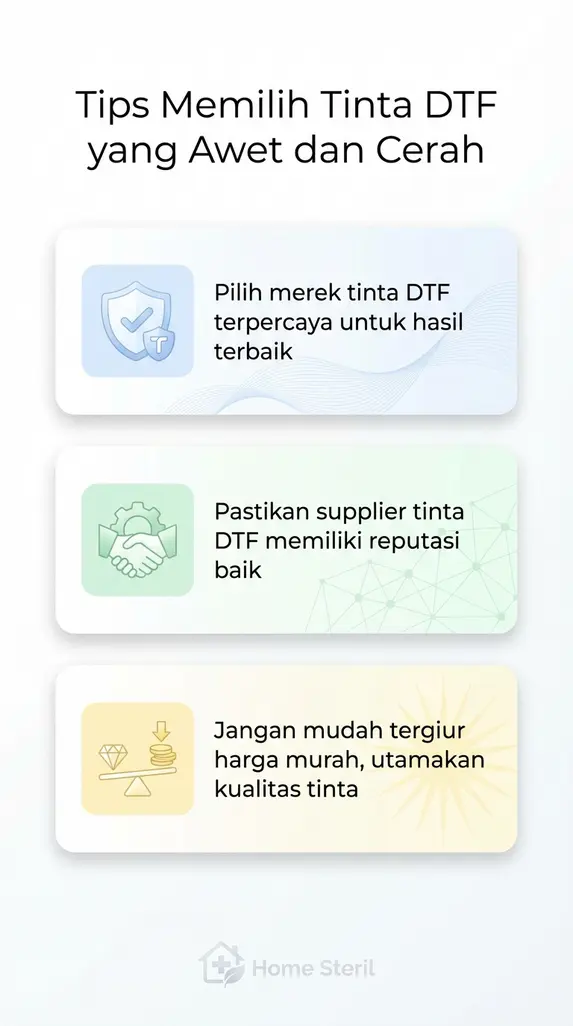 Tips Memilih Tinta DTF yang Awet dan Cerah