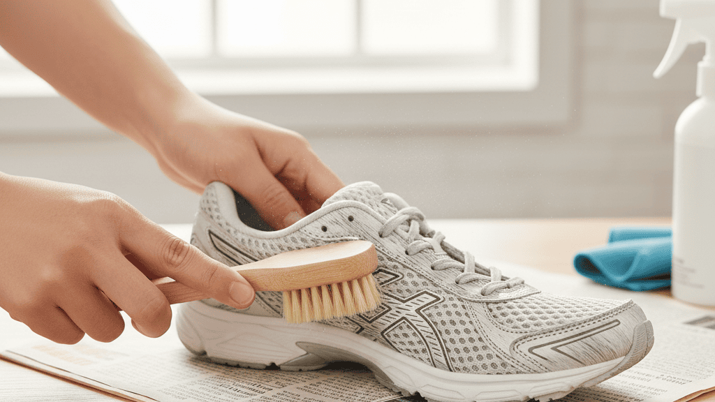 Membersihkan Sepatu Lari