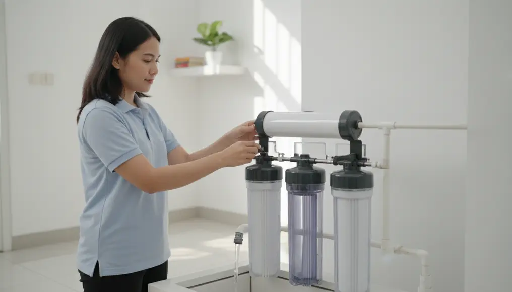 Cara Efektif Menguras Air di Tabung Filter Tanpa Merusak Media dan Sistem Pipa