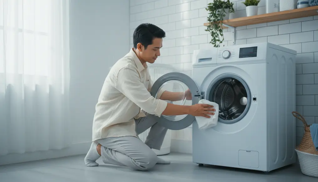 Tips Pencegahan Karet Pintu Mesin Cuci dari Jamur dan Bau Apek