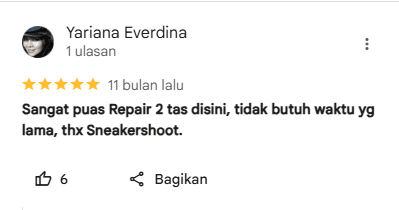 Review Pelanggan Sneakershoot.id