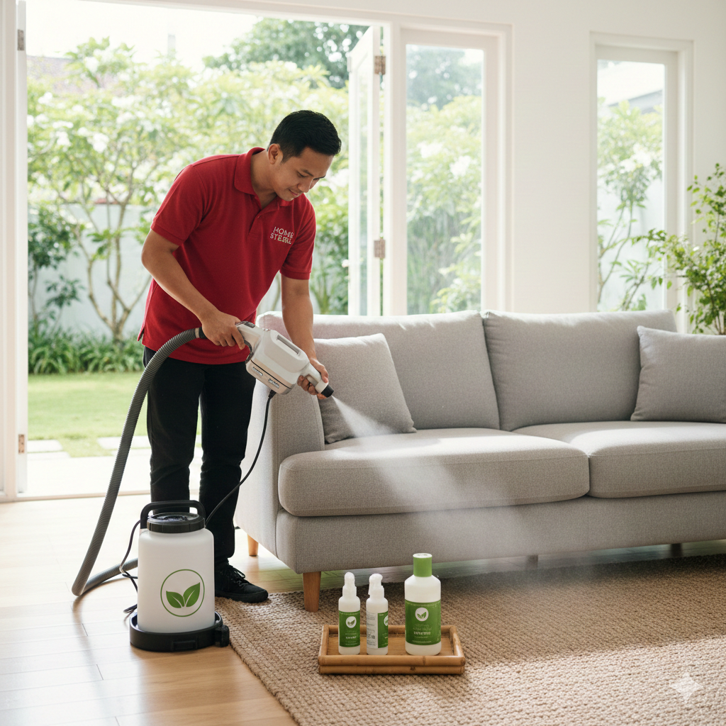 Menggunakan Produk Pembersih Ramah Lingkungan