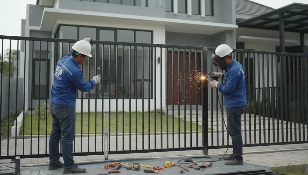 Proses Kerja Kontraktor Pagar Profesional: Dari Survei Hingga Pemasangan