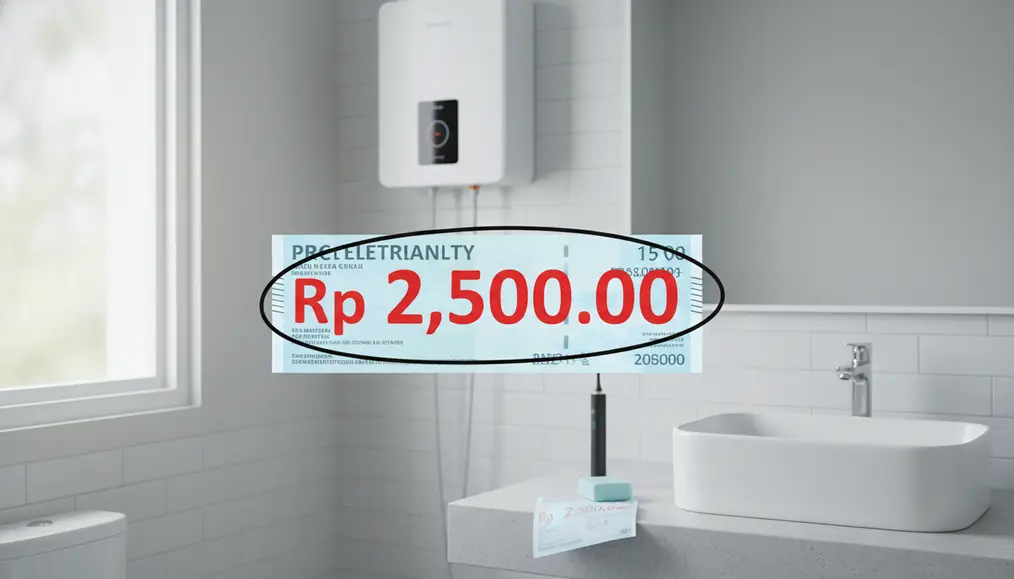 Penyebab Tagihan Listrik Melonjak Akibat Water Heater