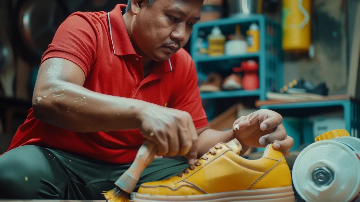 Sikat khusus suede – Alat yang dibutuhkan untuk membersihkan sepatu suede