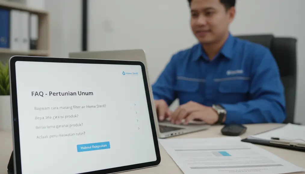 FAQ seputar pasang filter air di Home Steril