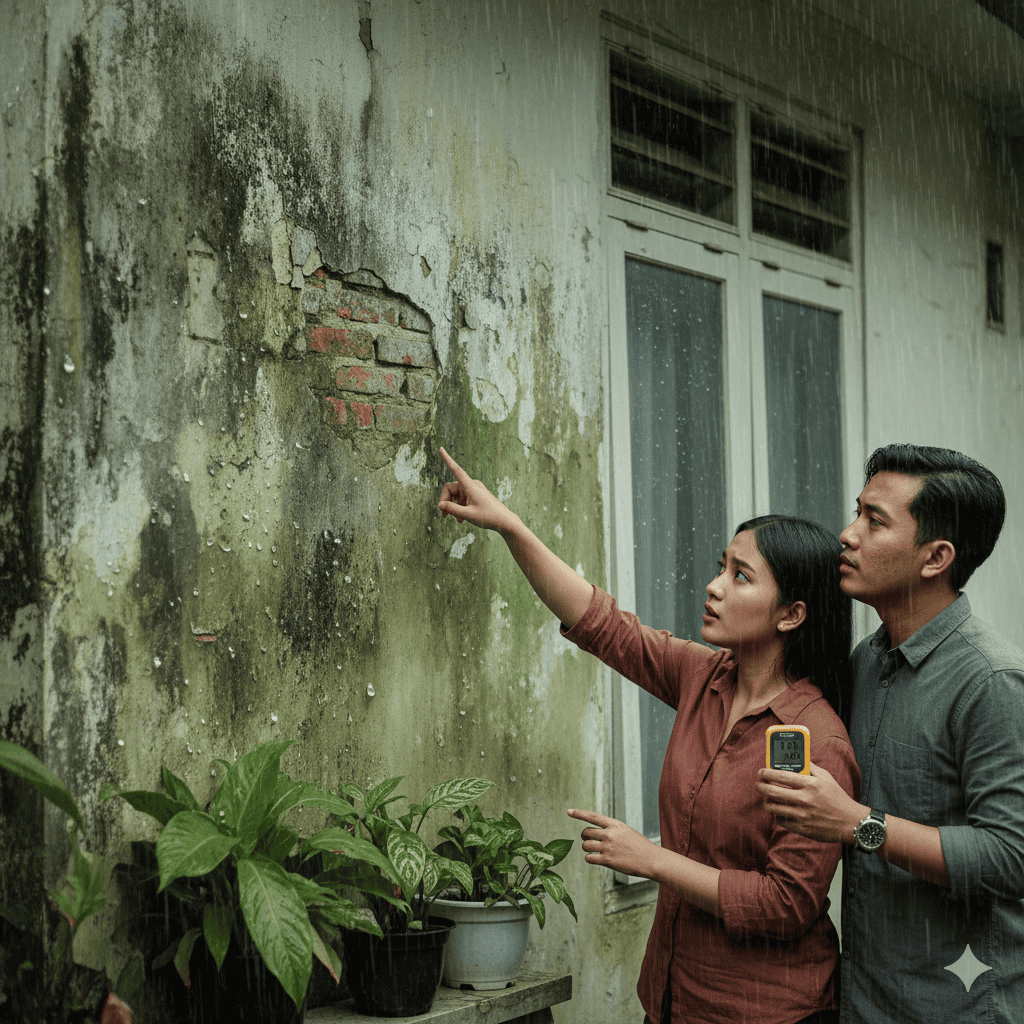 Tingkat Kelembaban Tinggi: Musuh Utama Cat Rumah Tahan Lama