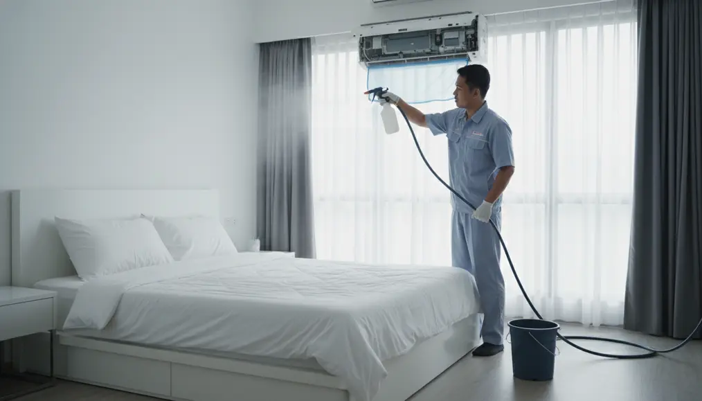 Proses Cuci AC Split di Gedung Bertingkat: Pembersihan Mendalam ala Berpengalaman