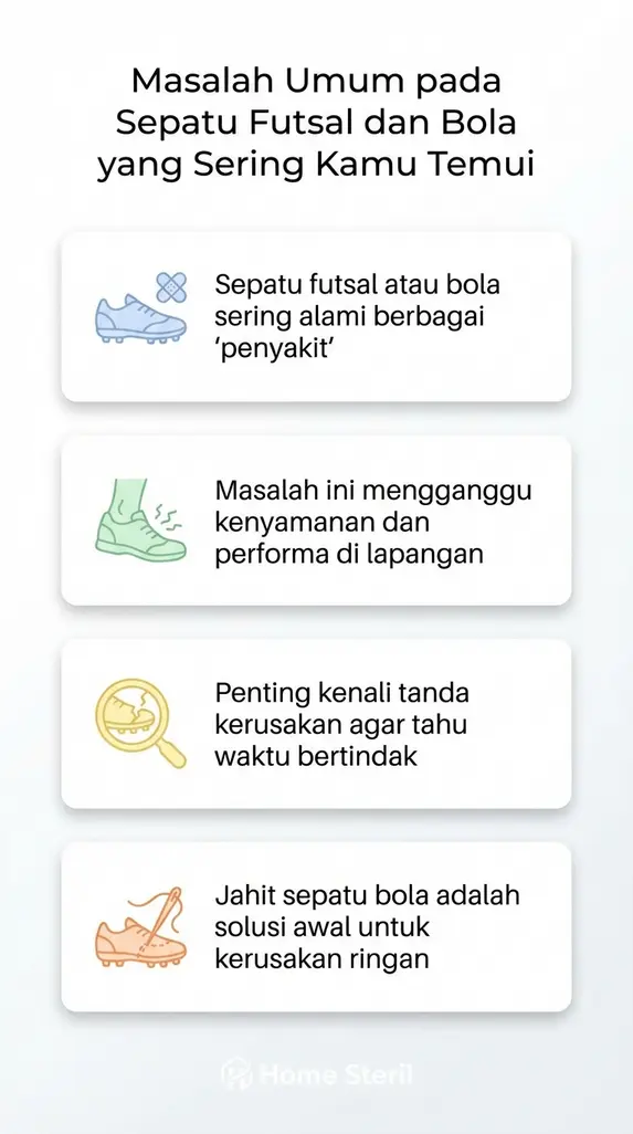 Masalah Umum pada Sepatu Futsal dan Bola yang Sering Kamu Temui