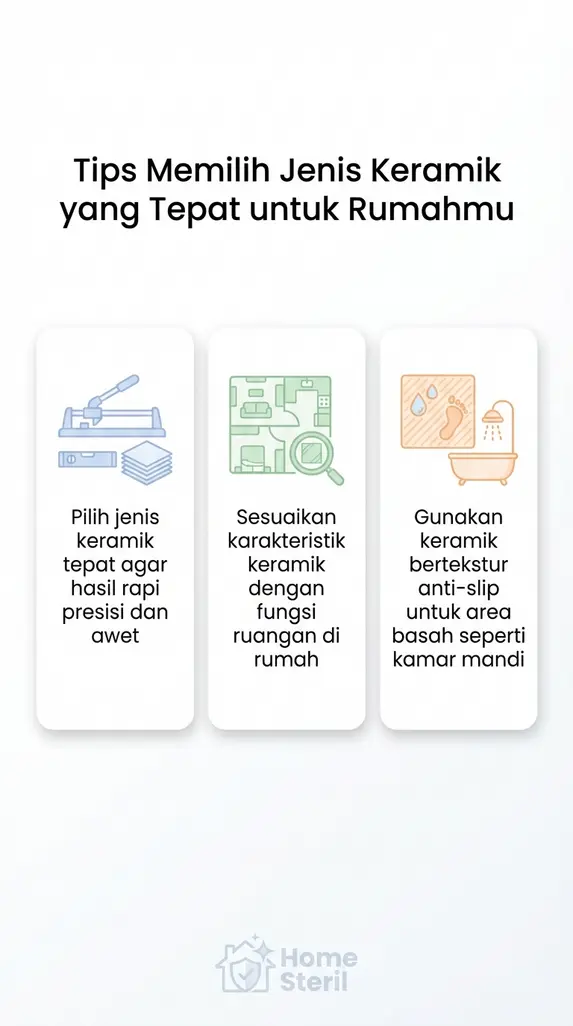 Tips Memilih Jenis Keramik yang Tepat untuk Rumahmu
