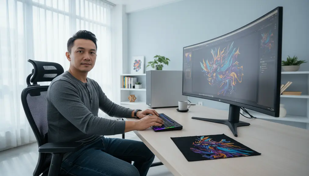 Memanfaatkan Fitur Lanjutan Software untuk Efek DTF