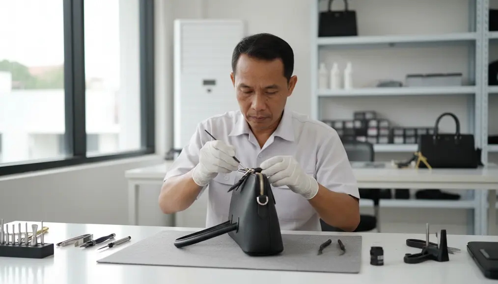 Metode Perbaikan Handle Tas Kulit yang Getas dan Retak