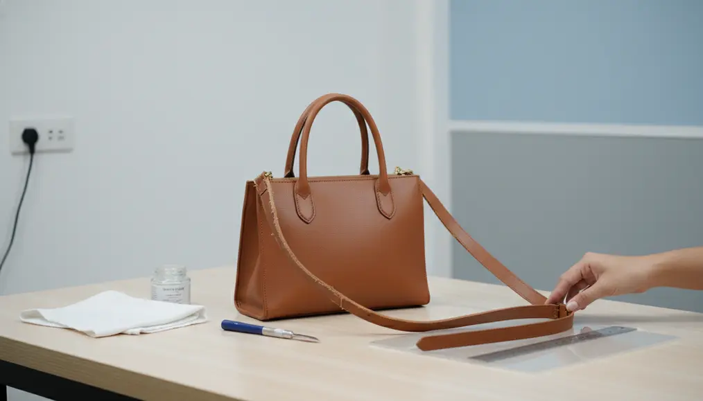 Solusi Ganti Strap Tas yang Pudar/Rusak Total (Full Strap Replacement)