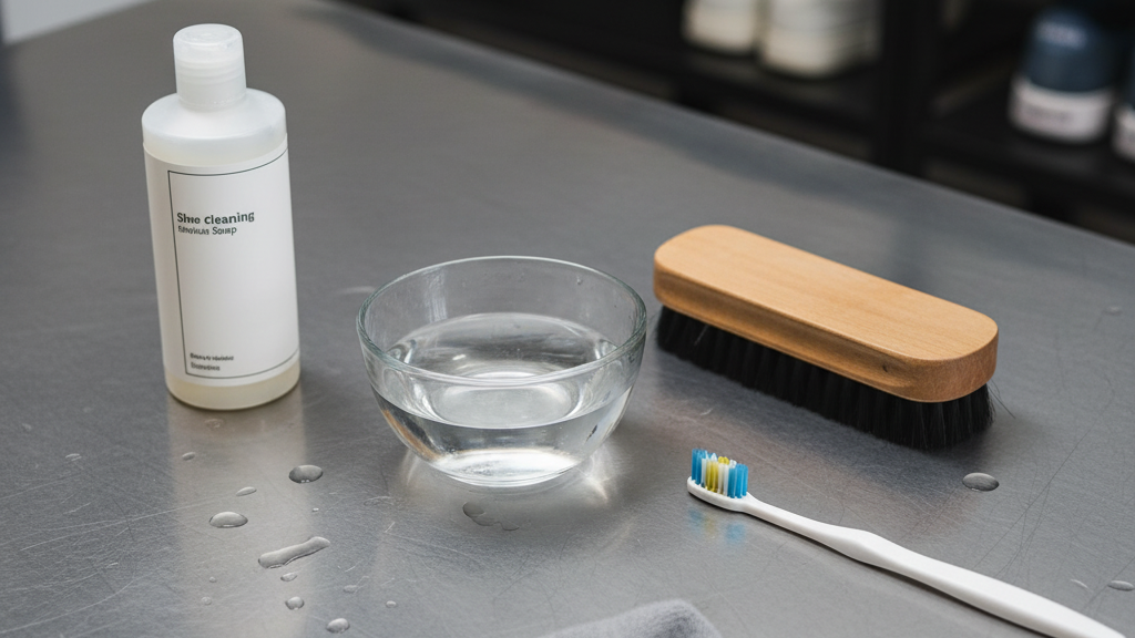 Alat dan Bahan untuk Perawatan Sepatu Putih