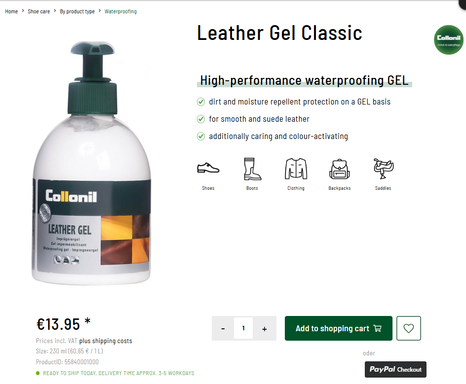 Collonil Leather Gel 