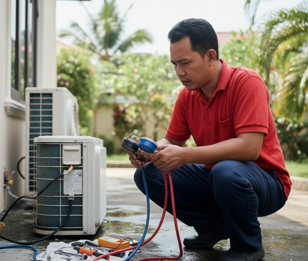 Periksa Kondisi Kompresor AC