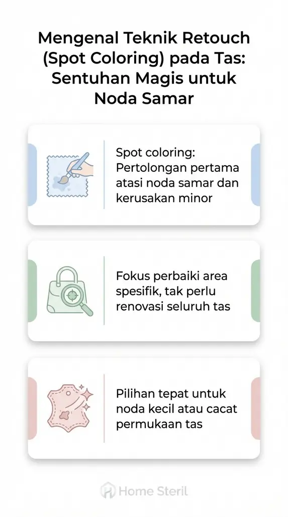 Mengenal Teknik Retouch (Spot Coloring) pada Tas: Sentuhan Magis untuk Noda Samar