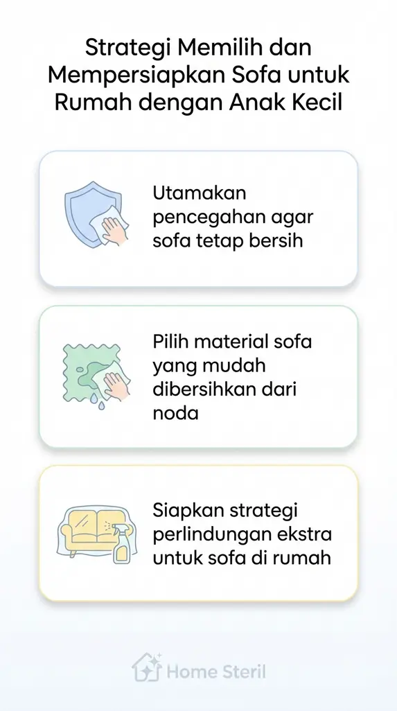 Strategi Memilih dan Mempersiapkan Sofa untuk Rumah dengan Anak Kecil